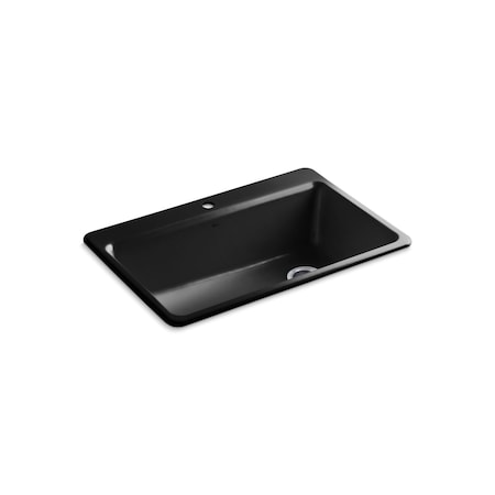 Kohler Riverby Sink, Single, Sr, 1-Hole 5871-1A2-7